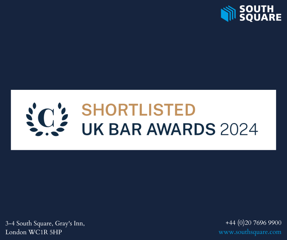 South Square shortlisted for Chambers UK Bar Awards 2024